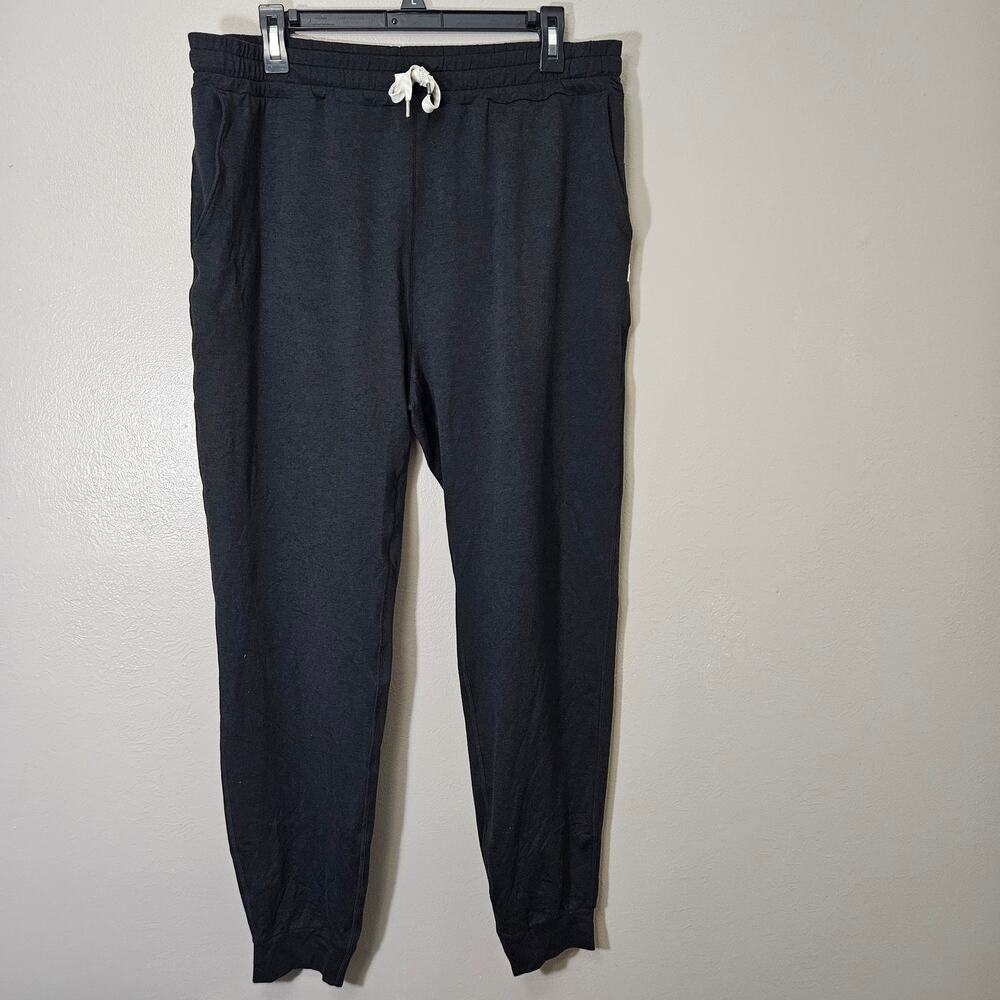 Vuori Women's Perf Jogger LONG DreamKnit Heather Black XL Gorpcore Athleisure